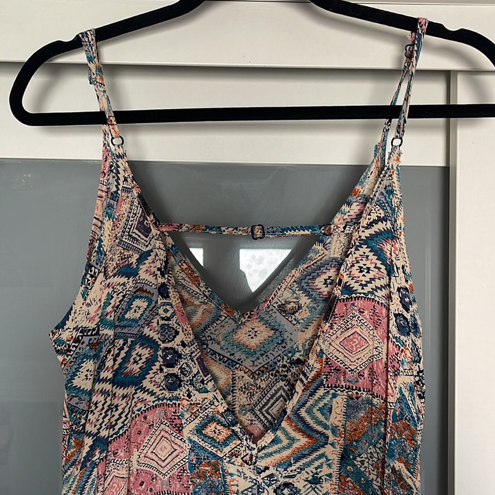 Patterned flowy dress - Picture 2 of 2